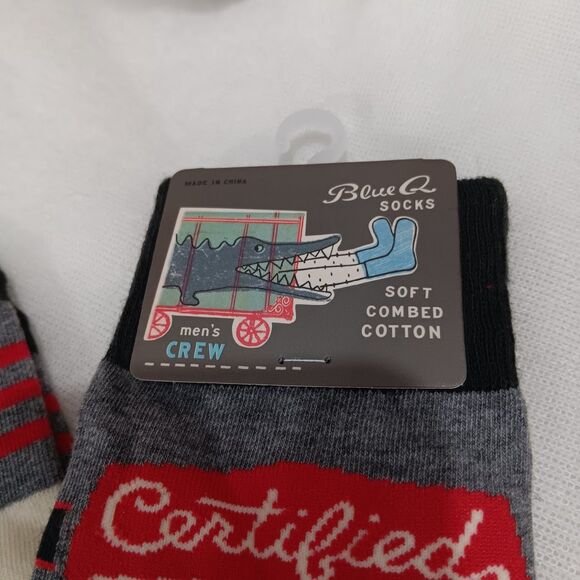 Blue Q "Certified Pain In Ass" Mens 7-12 Socks - Picture 3 of 4